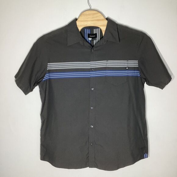 Marmot Mens Short Sleeve‎ Button Up Shirt Size XXL - Picture 2 of 8